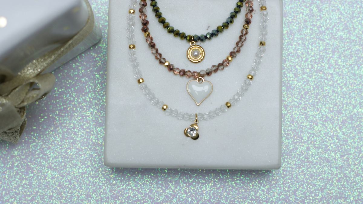 Chic faceted pearl bracelets : Step 10