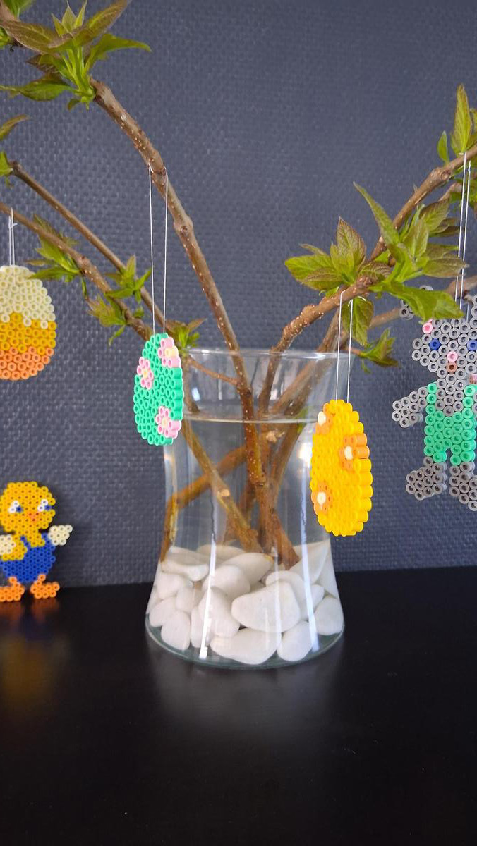 Easter DIY: create a decoration with Hama beads