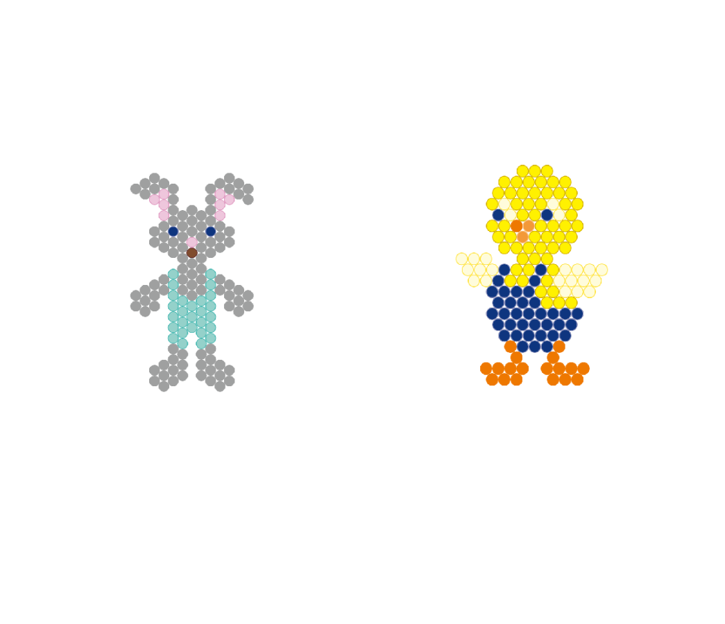 Schema Easter DIY: create a decoration with Hama beads Schema Easter DIY: create a decoration with Hama beads
