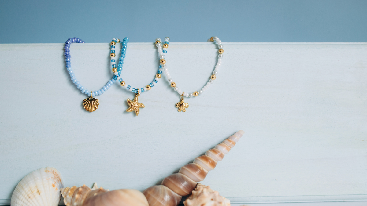 Trio of marine bracelets Trio of marine bracelets