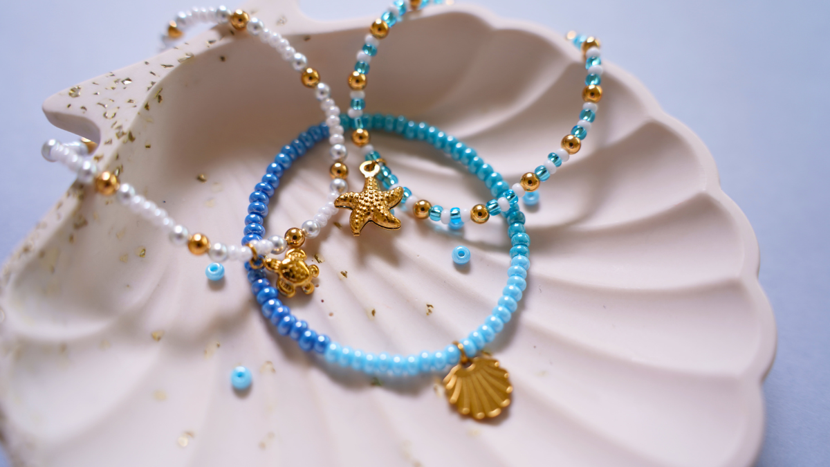 Trio of marine bracelets : Step 5