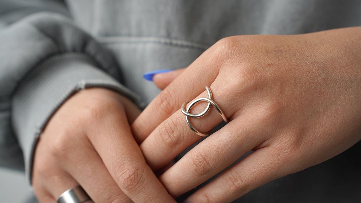 Schema  Tuto - 925 Sterling Silver interlaced ring