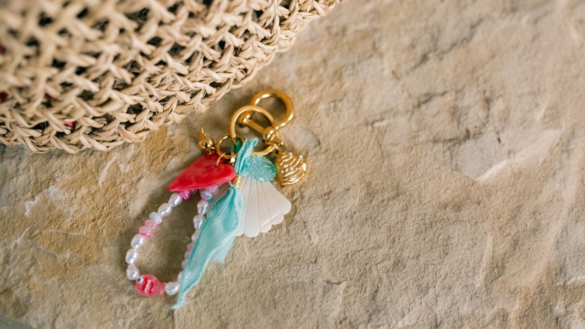 Schema  DIY summer bag grigri with shells