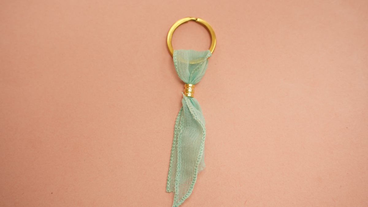 DIY summer bag grigri with shells : Step 6