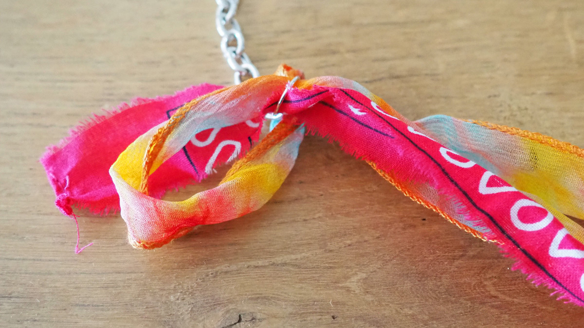 Amethyst palm tree necklace with 925 Sterling Silver charm : Step 2