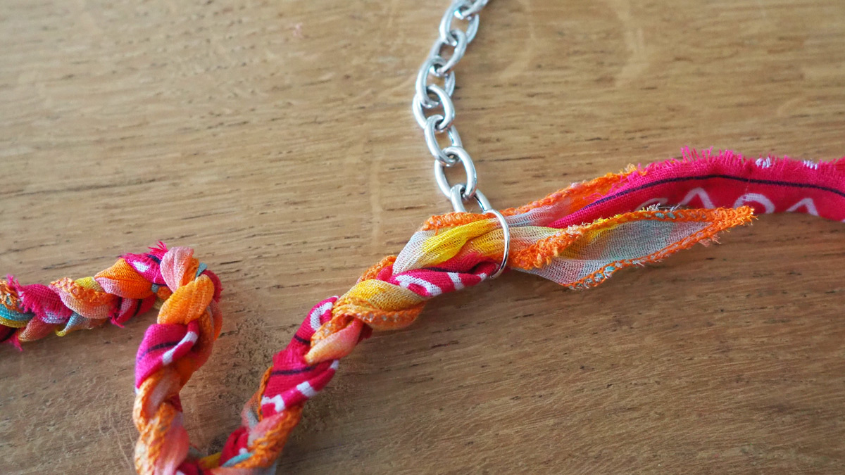 Amethyst palm tree necklace with 925 Sterling Silver charm : Step 5