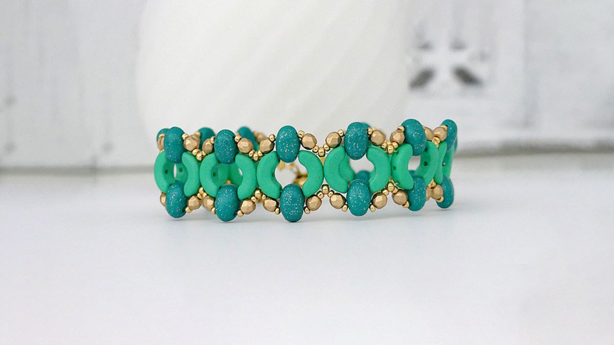 Schema Orion® bracelet with Samos by Puca® beads Schema Orion® bracelet with Samos by Puca® beads