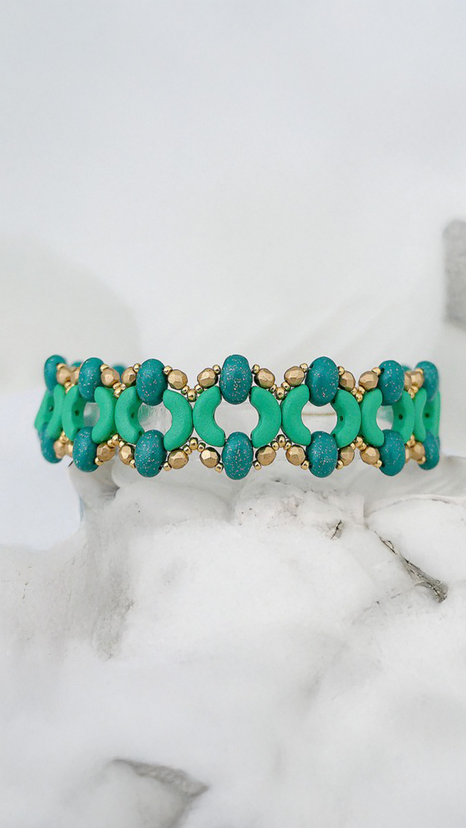 Schema Orion® bracelet with Samos by Puca® beads Schema Orion® bracelet with Samos by Puca® beads