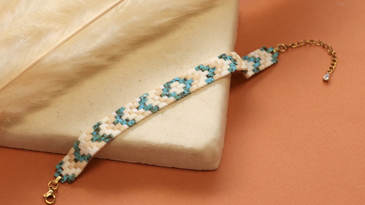 Half Tila Miyuki Beads Bracelet