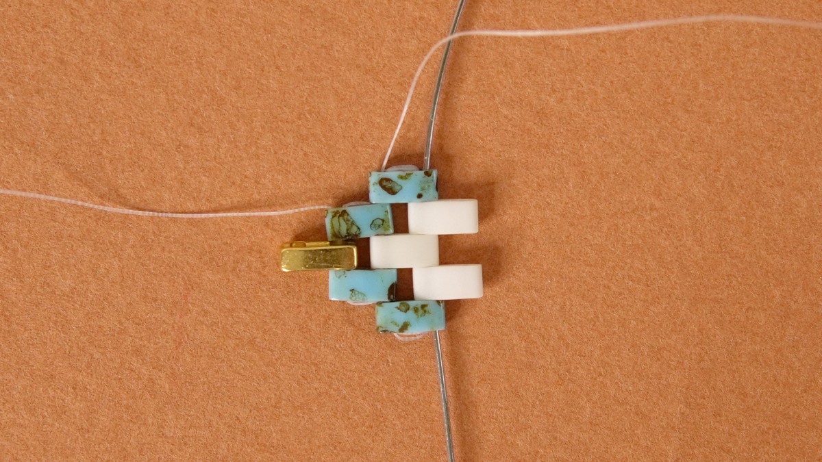 Half Tila Miyuki Beads Bracelet : Step 3