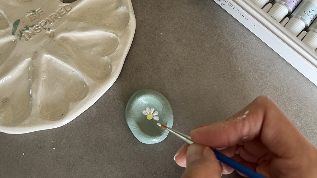 DIY Worry Stone - Soothing stone in self-hardening clay : Step 4
