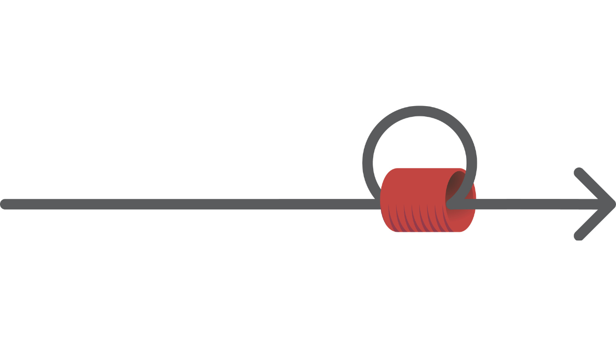 Triangle bracelet with Miyuki 11/0 beads in peyote pair : Step 1