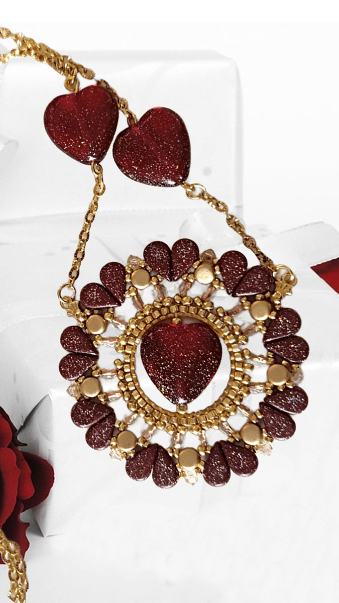 Schema Passione medallion necklace Schema Passione medallion necklace