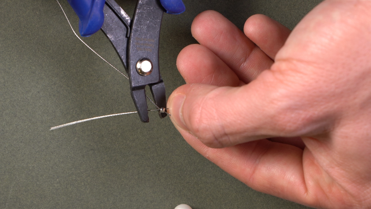 DIY bag jewelry stainless steel charms and resin beads : Step 2