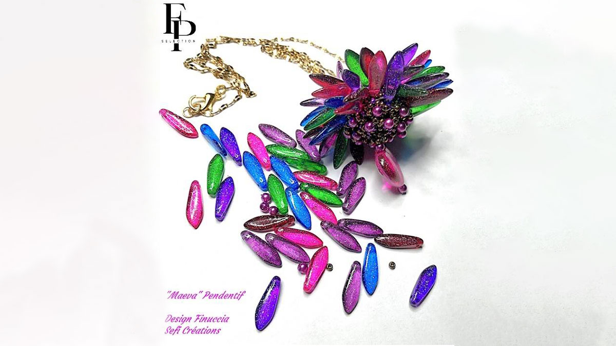 Maeva pendant by Finuccia Sefi Créations Maeva pendant by Finuccia Sefi Créations