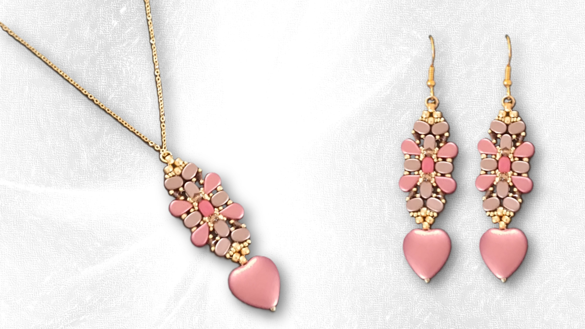 Schema  Brunella earrings by Les créations d'Anna