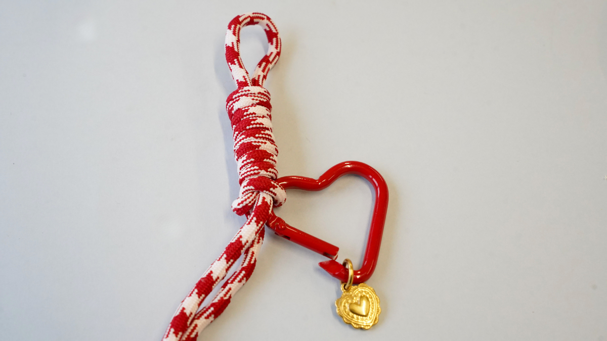 Valentine's bag jewelry: an easy DIY idea : Step 2