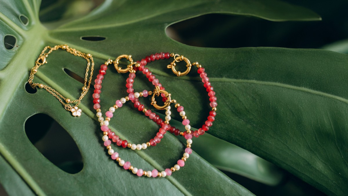 Schema  Assortment of natural stone bracelets