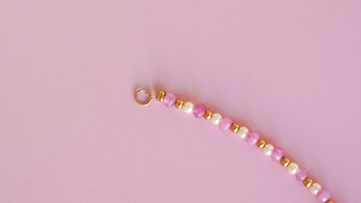 Assortment of natural stone bracelets : Step 3