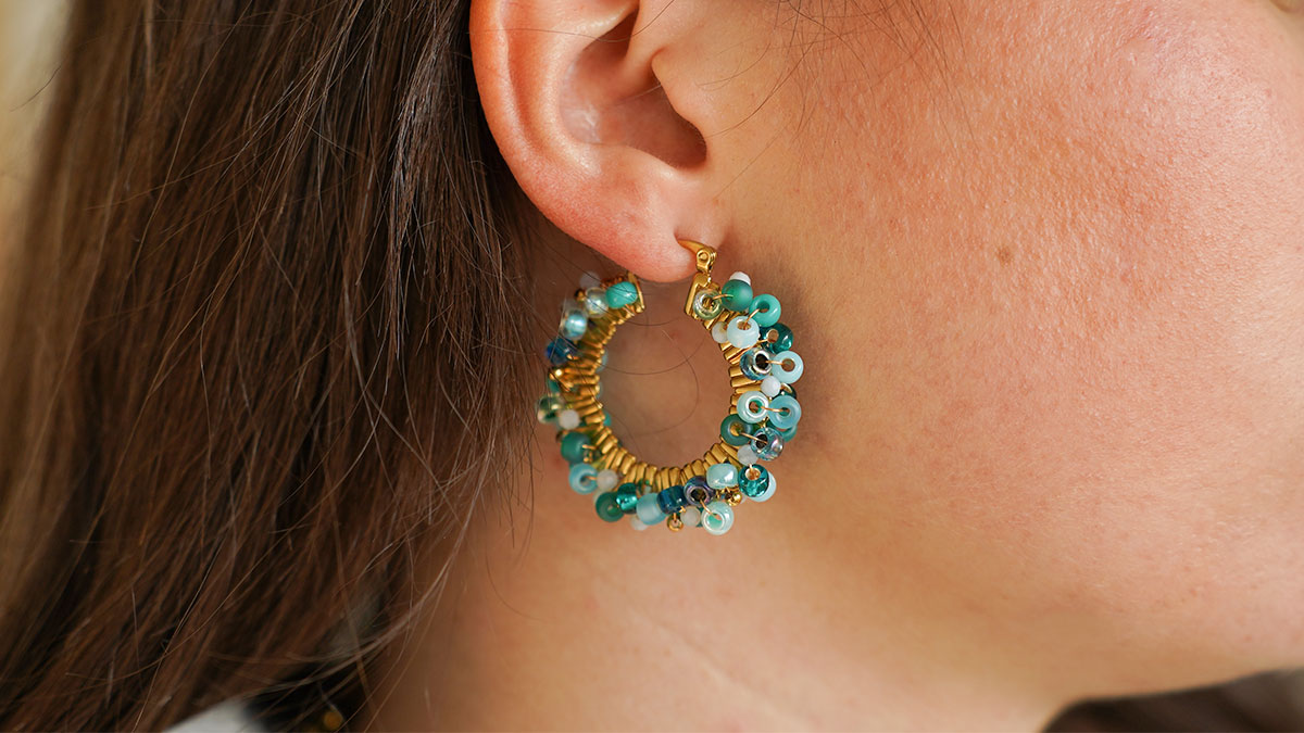 Schema Creoles in seed beads and natural stones Schema Creoles in seed beads and natural stones