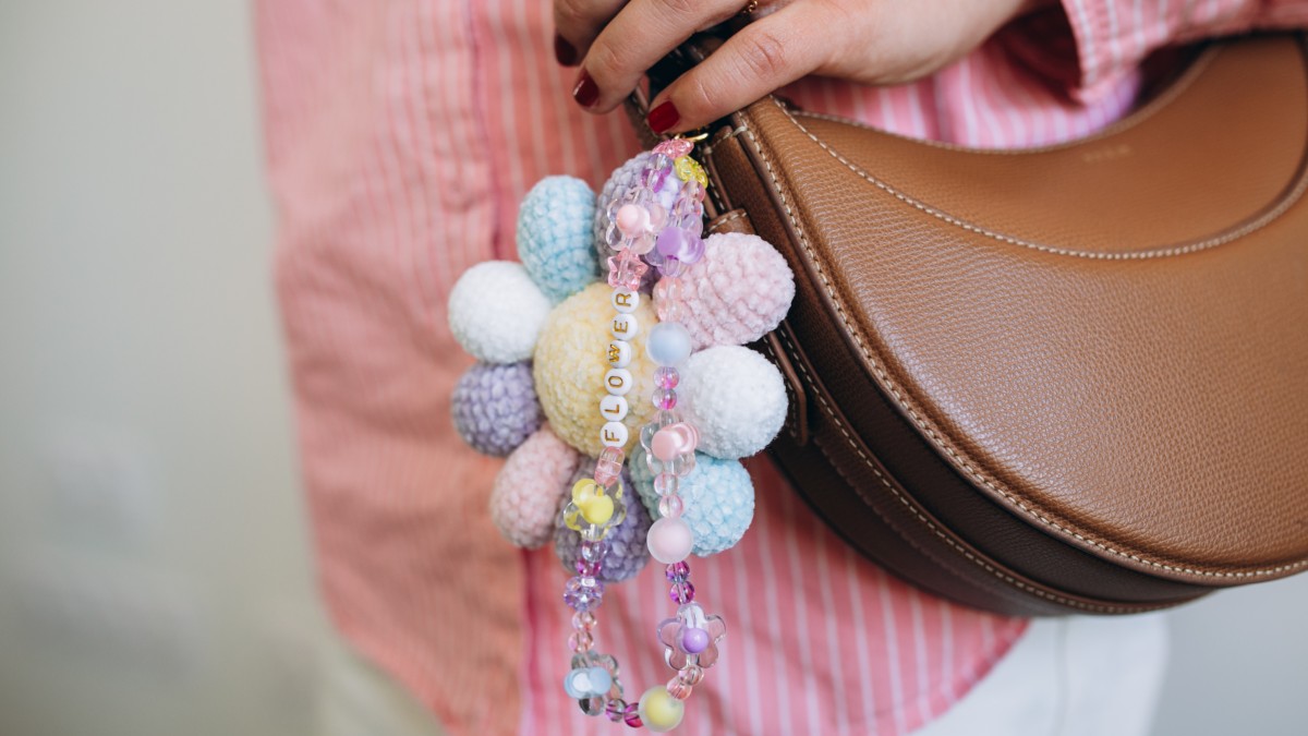 Crochet flower bag jewelry Crochet flower bag jewelry
