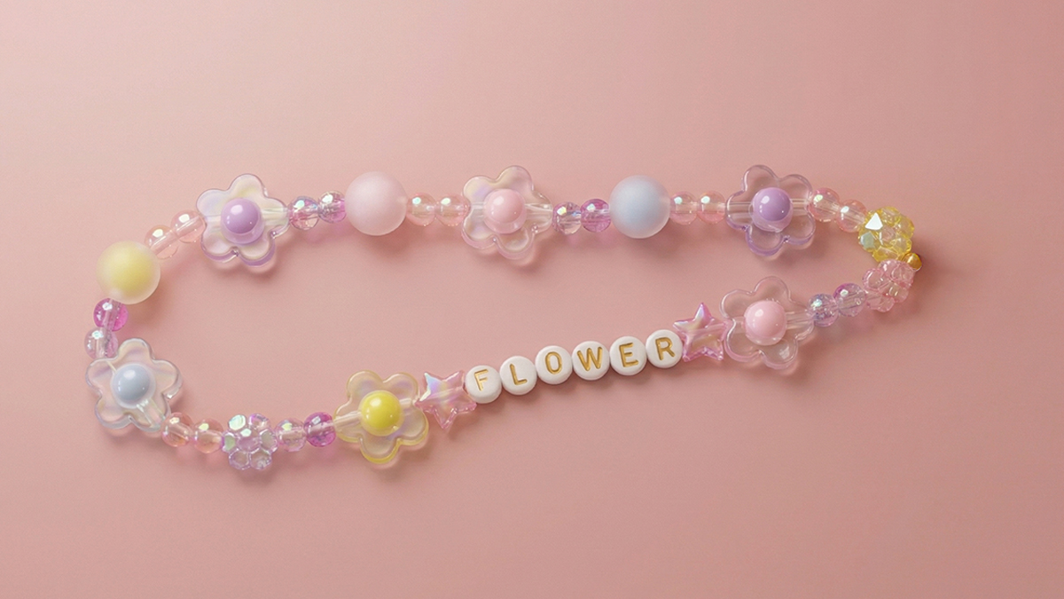 Crochet flower bag jewelry : Step 5