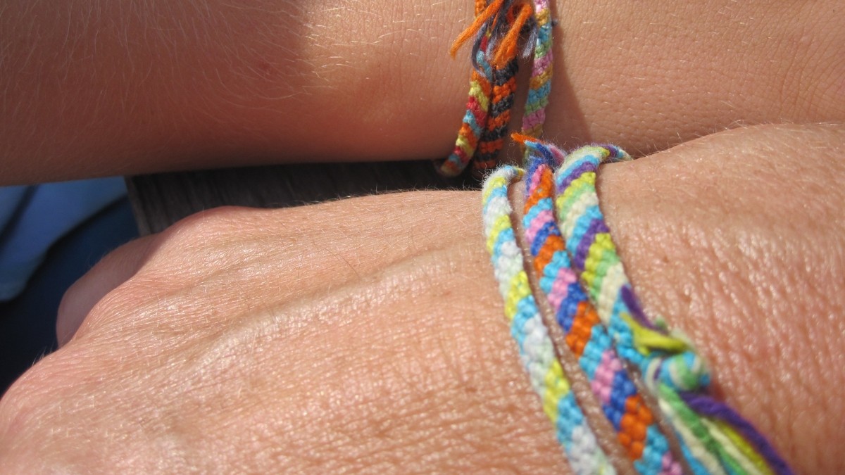 Brazilian bracelets trio classic, chevron, spur yarn skeins Brazilian bracelets trio classic, chevron, spur yarn skeins