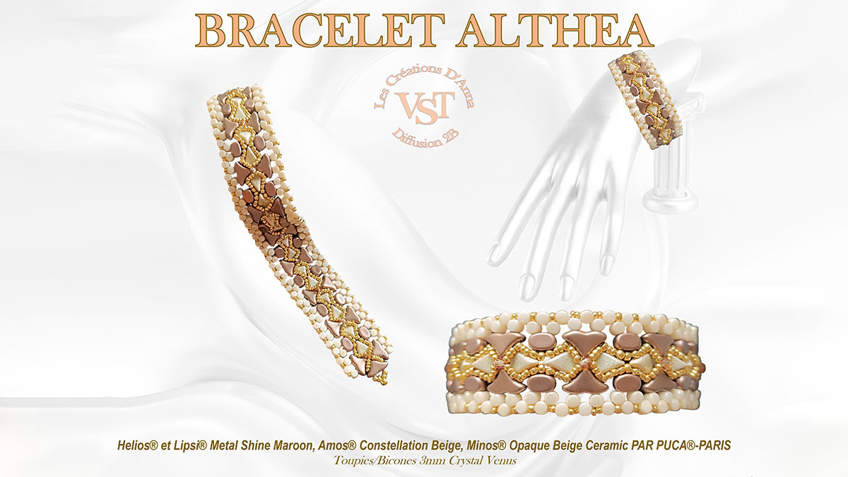 Schema  Bracelet Althea by Les créations d'Anna® - France