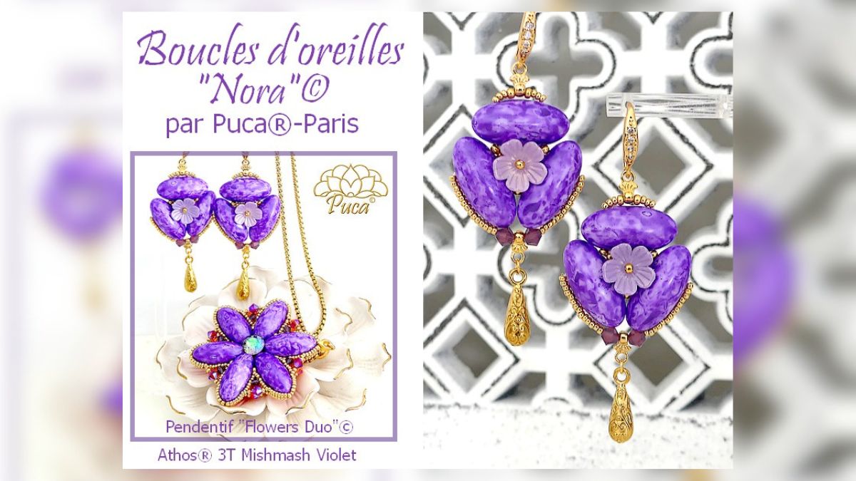 Nora earring by Les perles par Puca® - Pearls by Puca