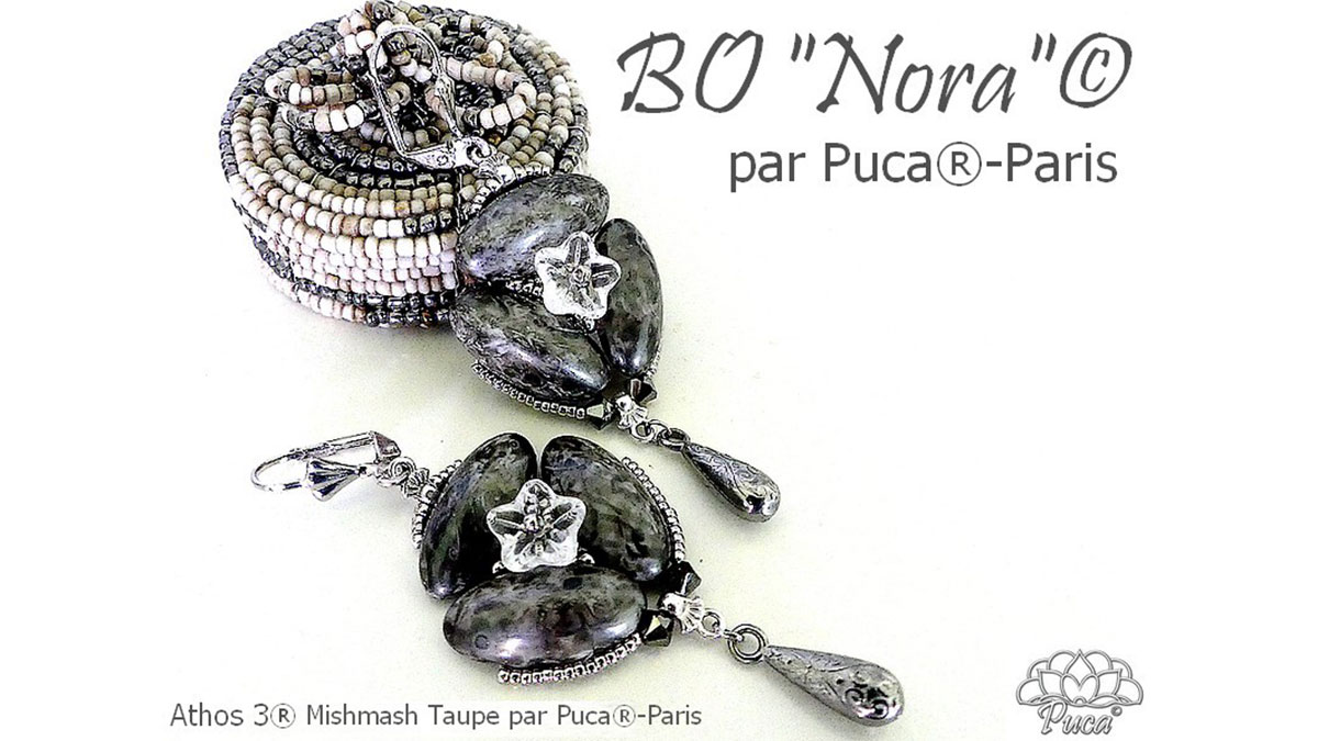 Schema Nora earring by Les perles par Puca® - Pearls by Puca Schema Nora earring by Les perles par Puca® - Pearls by Puca