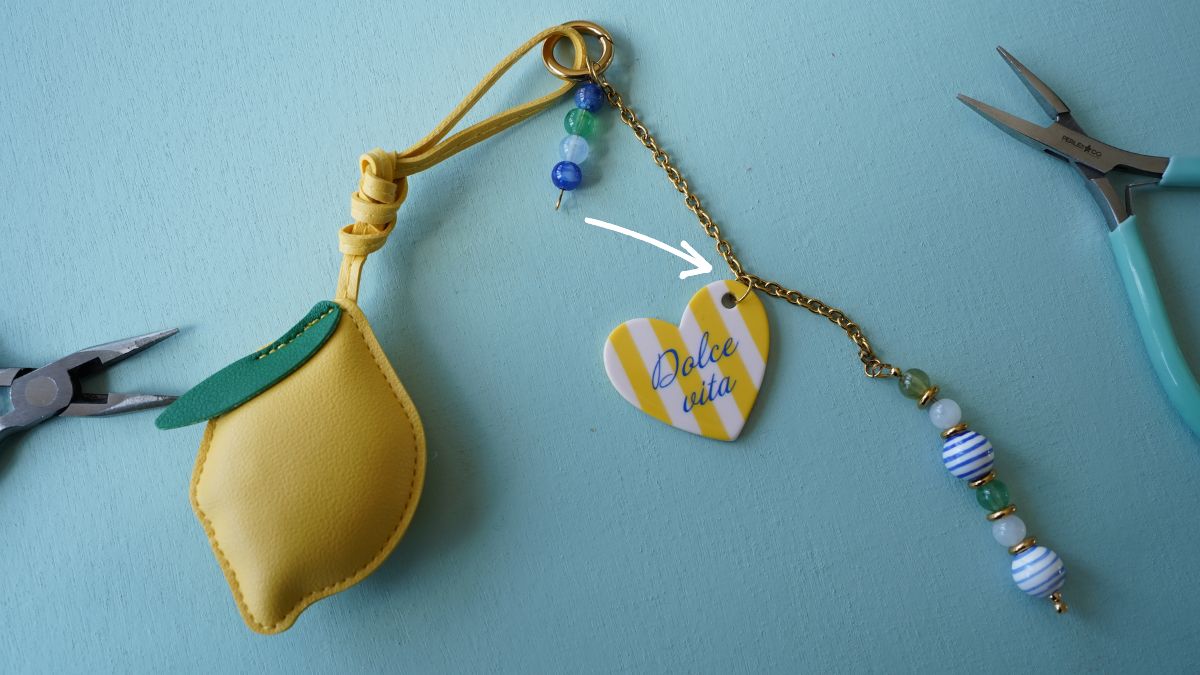 DIY: Lemon bag jewelry for summer : Step 7 DIY: Lemon bag jewelry for summer : Step 7