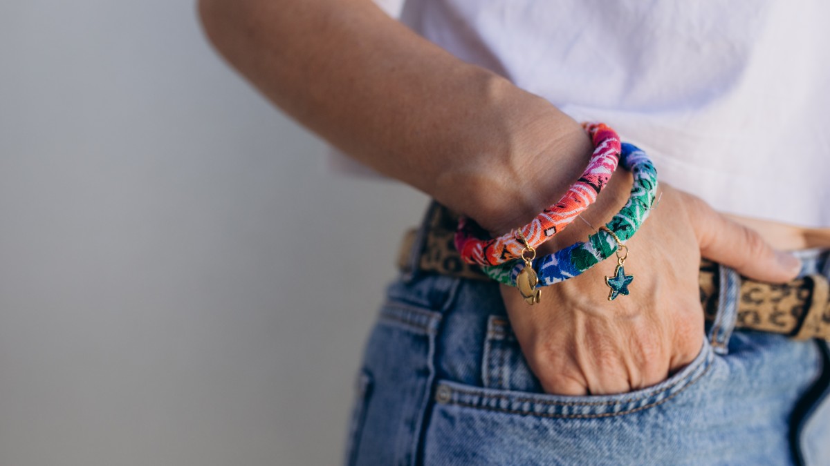 Bandana bangle bracelet Bandana bangle bracelet