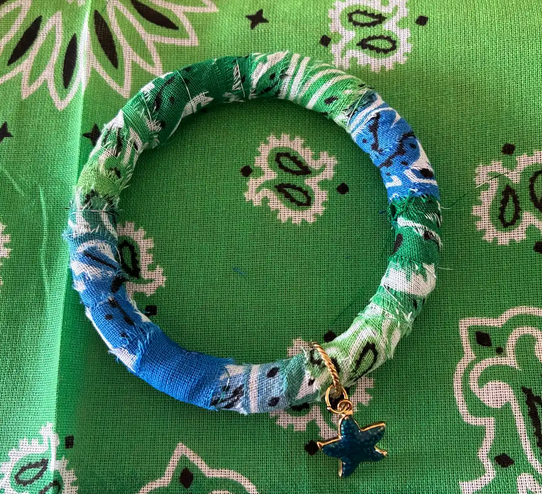 Bandana bangle bracelet : Step 5 Bandana bangle bracelet : Step 5