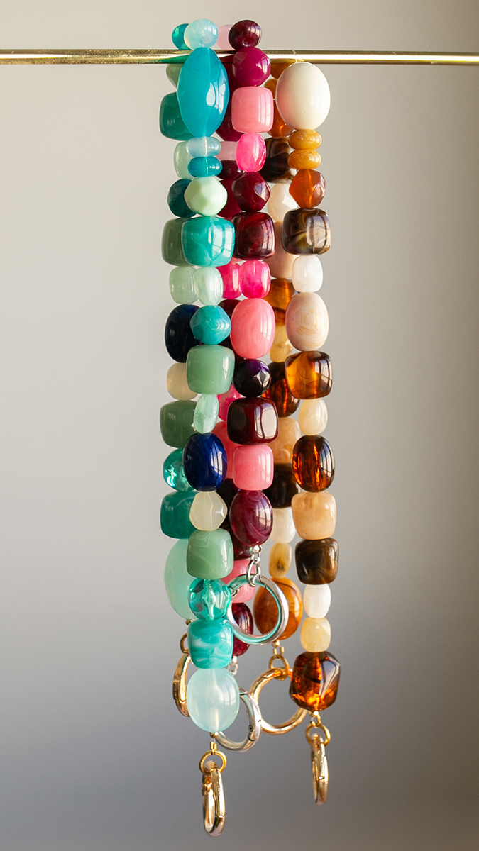 DIY Tutorial: How to Make a Bag Handle with Resin Beads
