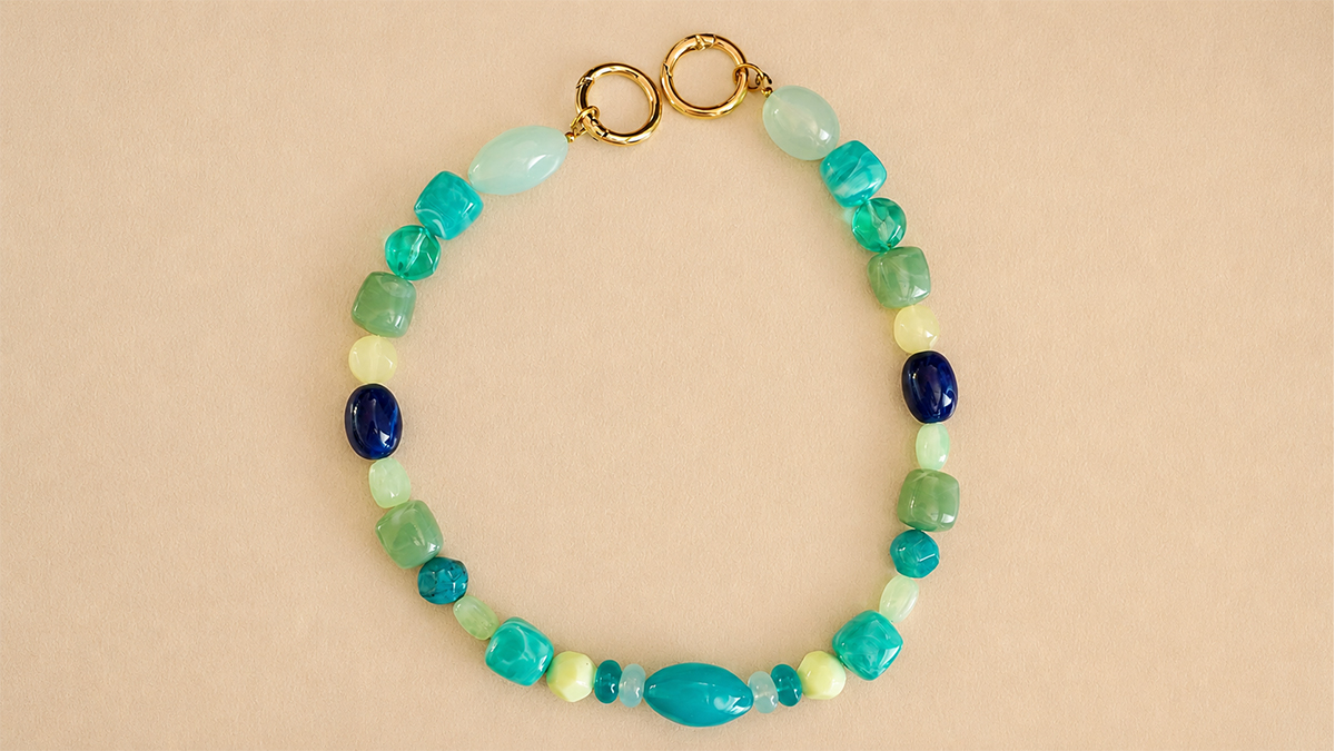 DIY Tutorial: How to Make a Bag Handle with Resin Beads : Step 4 DIY Tutorial: How to Make a Bag Handle with Resin Beads : Step 4