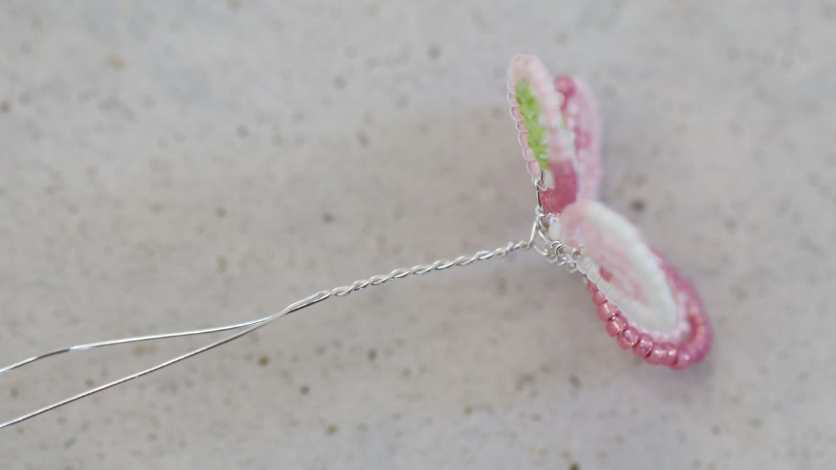 Miyuki Seed Bead Flower - Hydrangea : Step 10