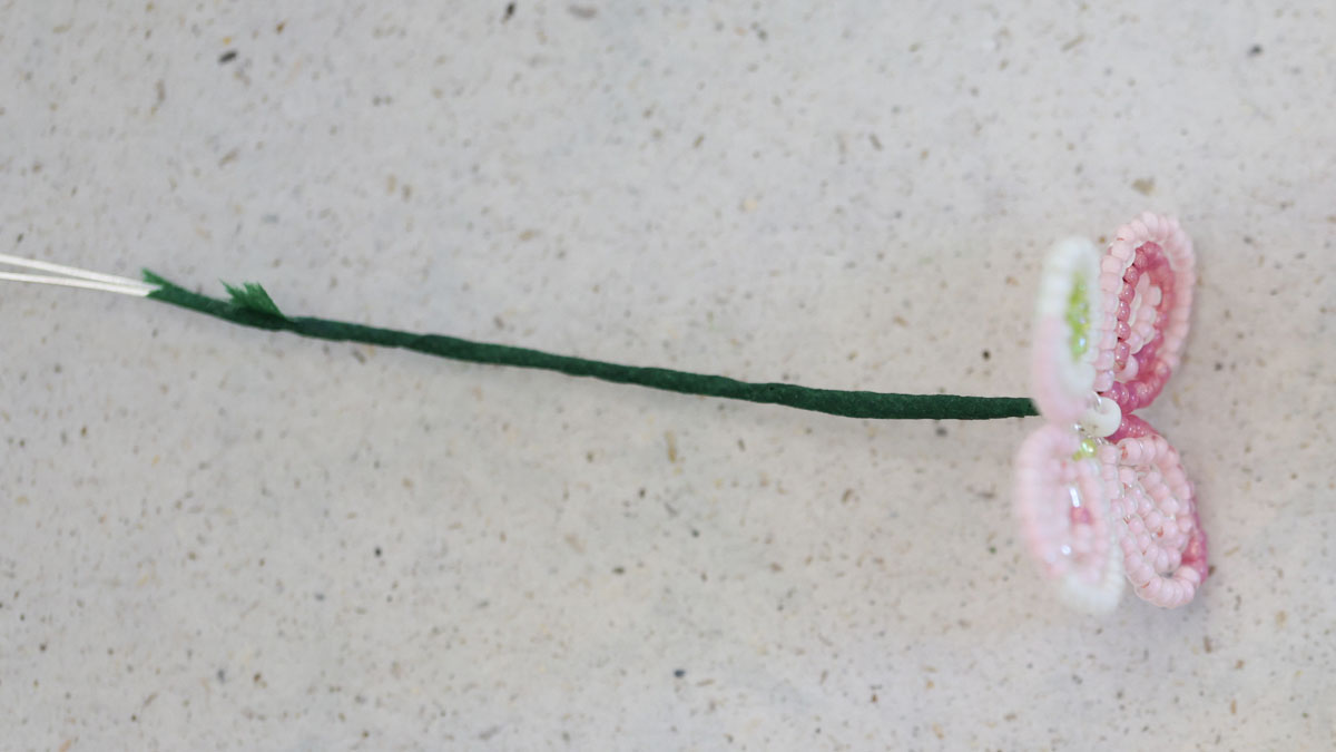 Miyuki Seed Bead Flower - Hydrangea : Step 12