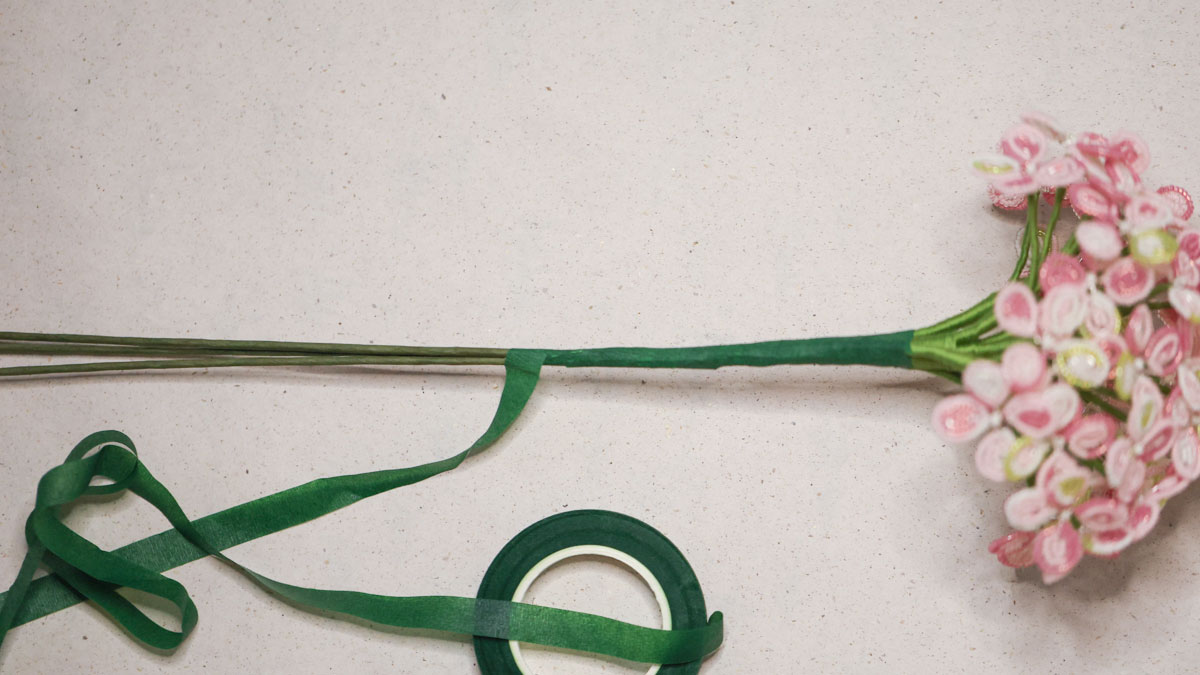 Miyuki Seed Bead Flower - Hydrangea : Step 23