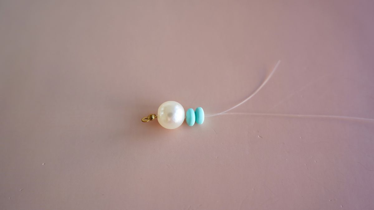Handbag charm with an embroidered pendant : Step 3 Handbag charm with an embroidered pendant : Step 3