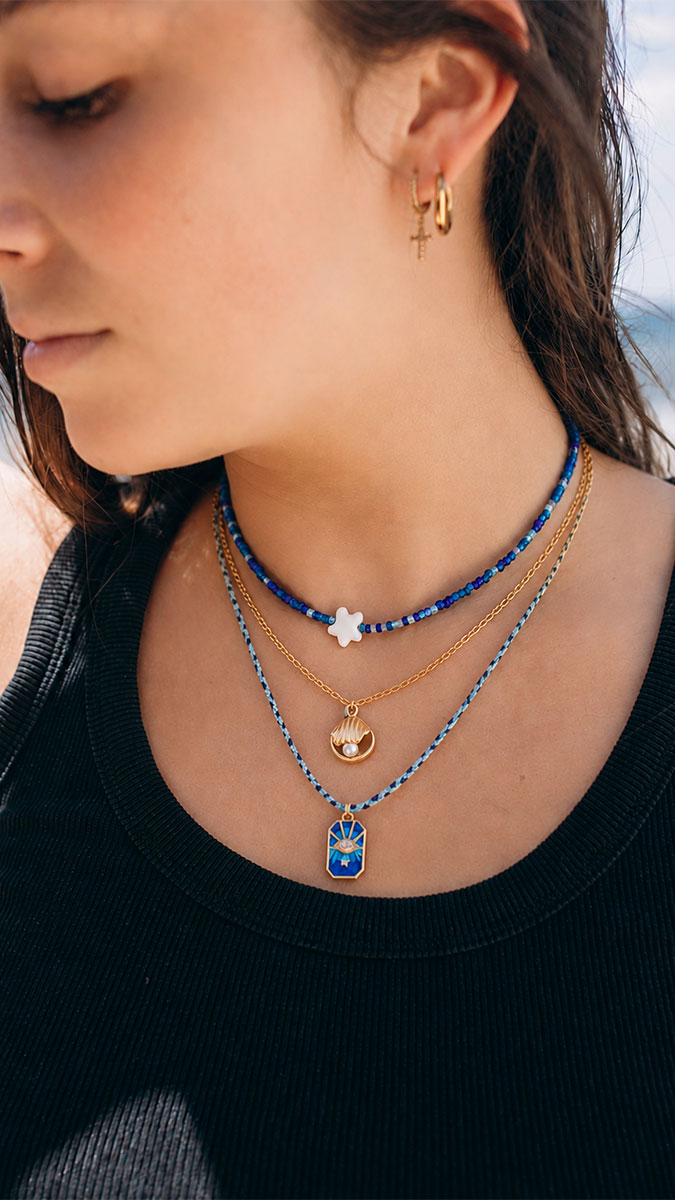Stacking Necklaces for Summer