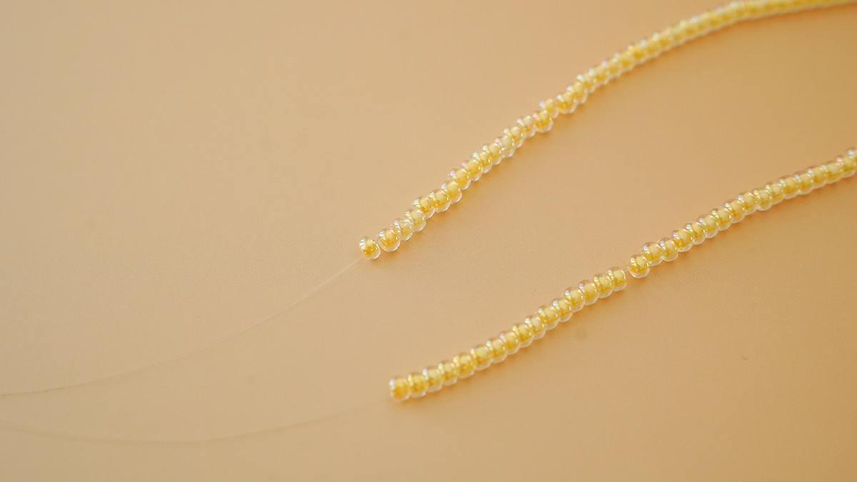 Miyuki Bead and Freshwater Pearl Necklace — Easy DIY Jewelry Tutorial : Step 2 Miyuki Bead and Freshwater Pearl Necklace — Easy DIY Jewelry Tutorial : Step 2