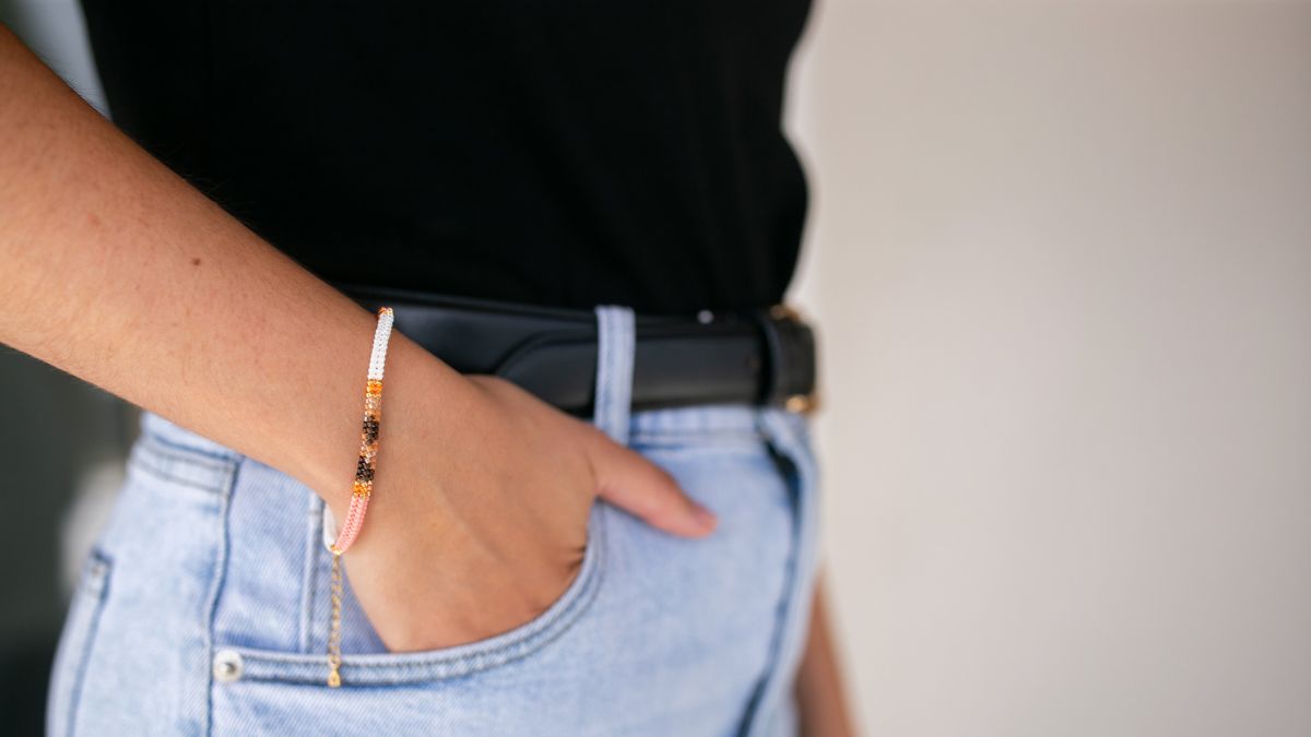 Miyuki Bead Bracelet with Tubular Herringbone Weave Miyuki Bead Bracelet with Tubular Herringbone Weave