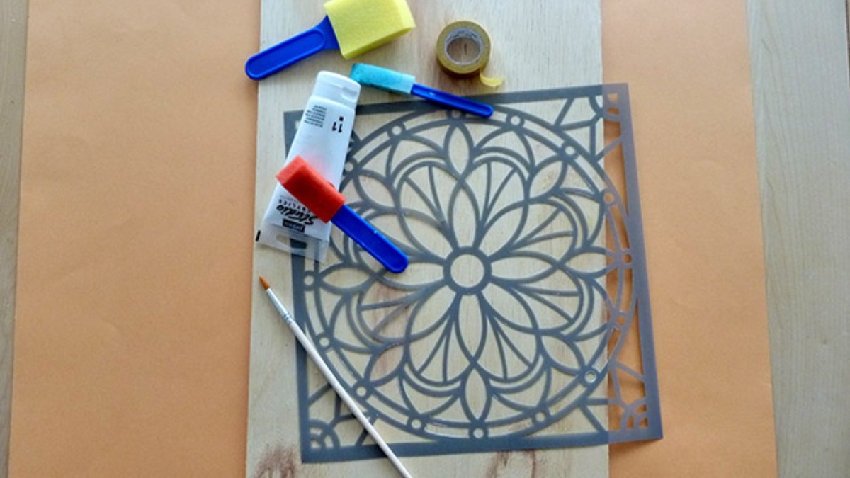 Jewelry holder Cernit polymer paste handles and mandala stencil : Step 8 Jewelry holder Cernit polymer paste handles and mandala stencil : Step 8