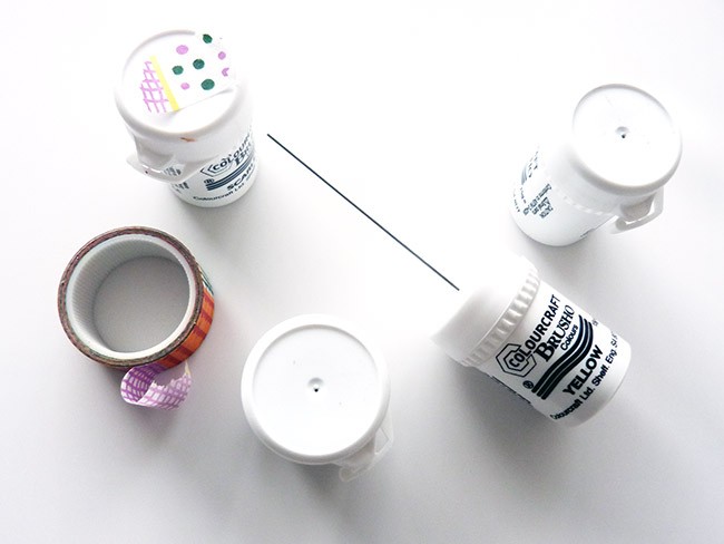 Brusho bookmark on Fimo : Step 2