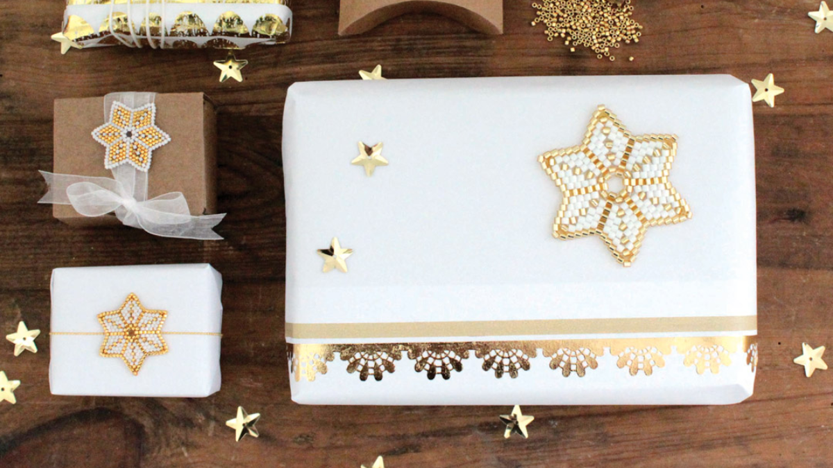 DIY Japanese Star In Circular Peyote Weaving Miyuki Delicas Beads DIY Japanese Star In Circular Peyote Weaving Miyuki Delicas Beads