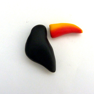 Toucan in Polymer Clay : Step 8 Toucan in Polymer Clay : Step 8