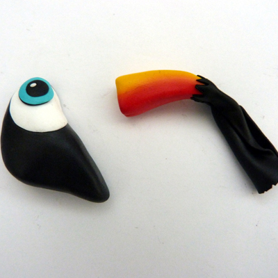 Toucan in Polymer Clay : Step 11 Toucan in Polymer Clay : Step 11