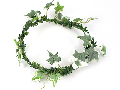 Flower Crown Paper Crépon synthetic Ivy : Step 2