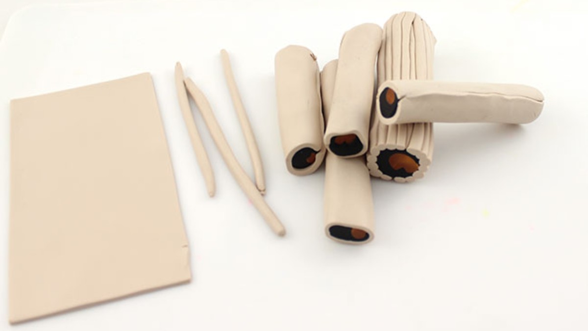 Fimo leopard duck jewelry set : Step 4 Fimo leopard duck jewelry set : Step 4