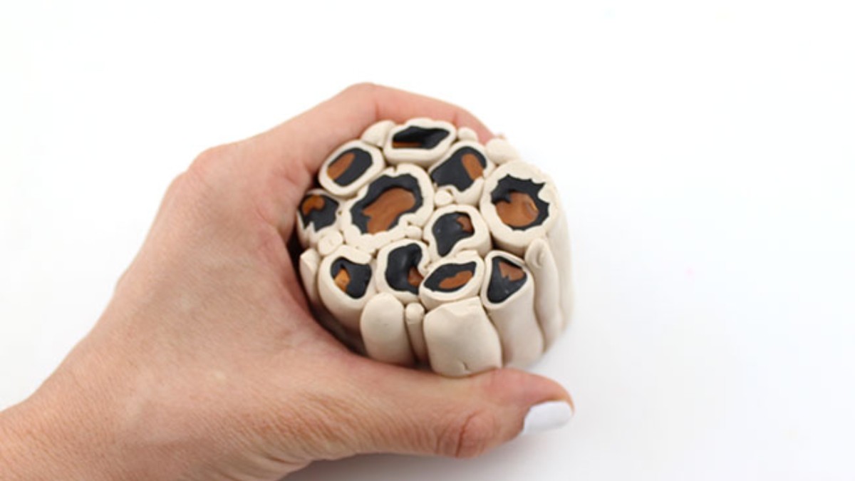 Fimo leopard duck jewelry set : Step 6 Fimo leopard duck jewelry set : Step 6